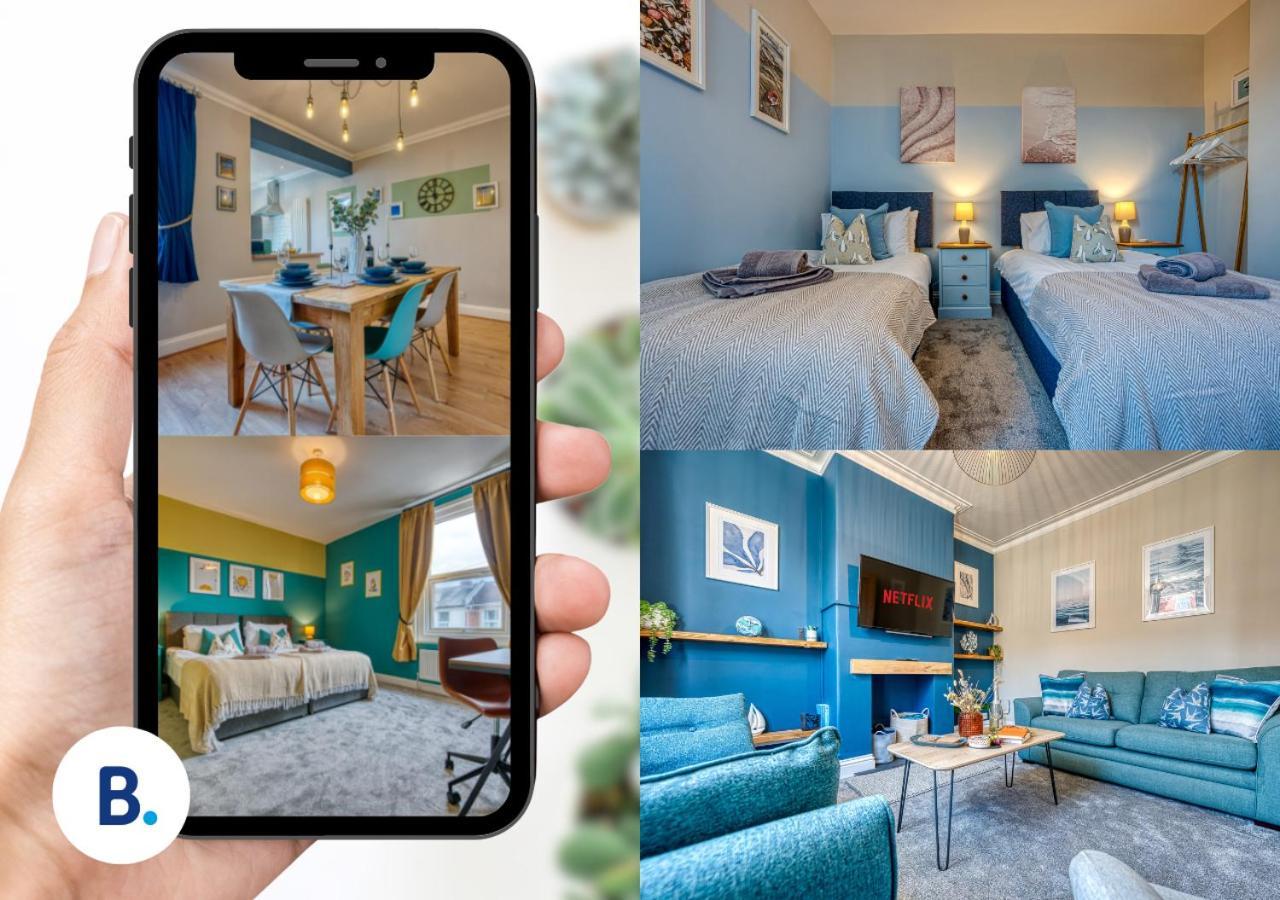 2 Bedrooms Modern, Stunning & Stylish Contractor House, Prime Portsmouth Location With Free Parking Permit, Summer Special Offer!! - By Blue Puffin Stays エクステリア 写真